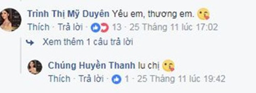 …lẫn Mỹ Duyên cũng an ủi và động viên Chúng Huyền Thanh.