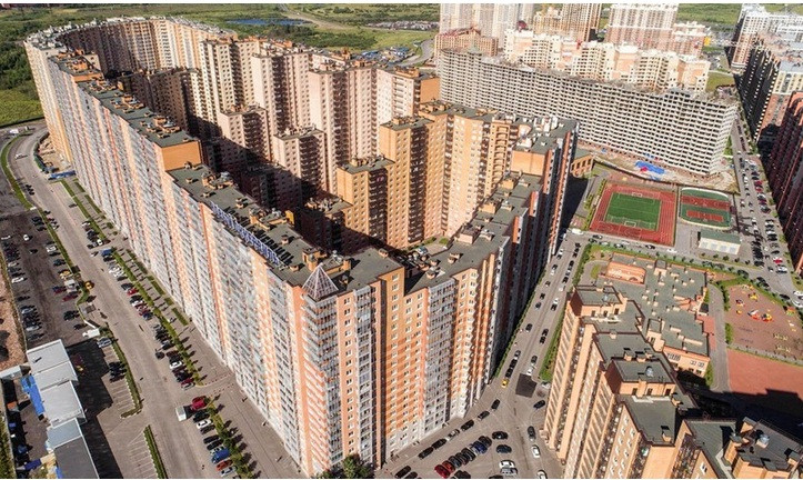 Chung cư khổng lồ ở Nga sức chứa tới 20.000 người Chung cu khong lo o Nga suc chua toi 20.000 nguoi