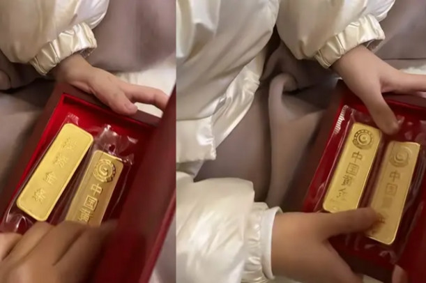 Be trai dem hai thoi vang cua bo me tang ban gai gay choang