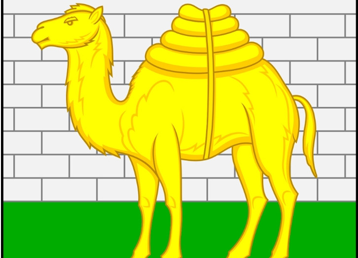 10. Quốc huy của Chelyabinsk có hình con lạc đà: Lý do quốc huy có hình con lạc đà có liên quan đến thành phố Chelyabinsk nằm trên Con đường Tơ lụa, có từ thời lạc đà là phương tiện vận chuyển hàng hóa thuận tiện nhất.