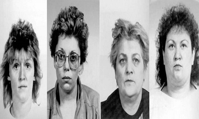 Một nhóm y tá gồm 4 người Áo đã sát hại ít nhất 49 bệnh nhân trong khoảng thời gian từ năm 1983 đến 1989. Mặc dù bị kết án chung thân nhưng vào năm 2008, 4 nữ sát thủ này đã được tại ngoài vì “cải tạo tốt”.