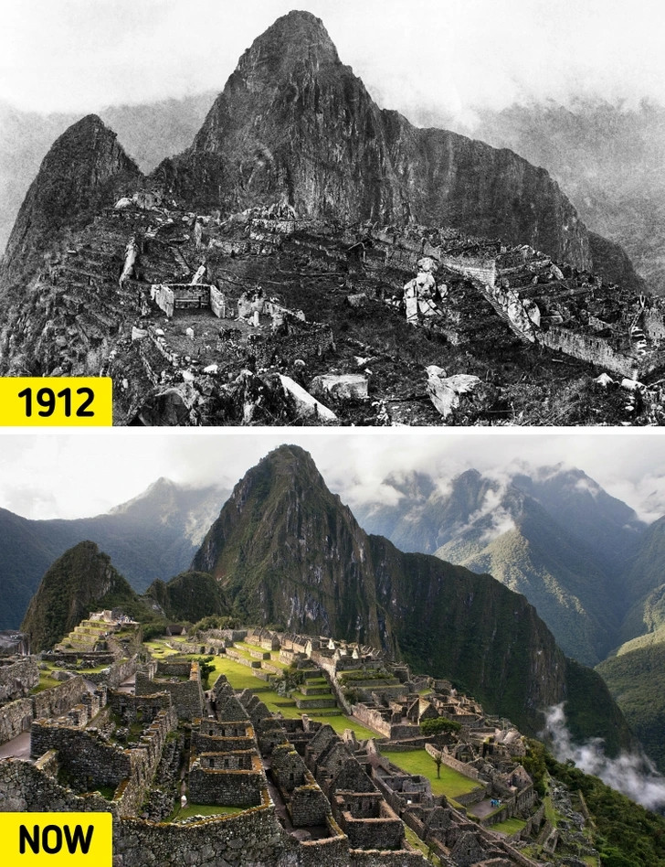 3. Machu Picchu, Đông Cordillera, Peru: Đây là một trong những di tích cổ xưa hấp dẫn nhất còn tồn tại. Nó được người Inca xây dựng vào thế kỷ 15 và nằm ở Đông Cordillera, phía Nam đất nước Peru.