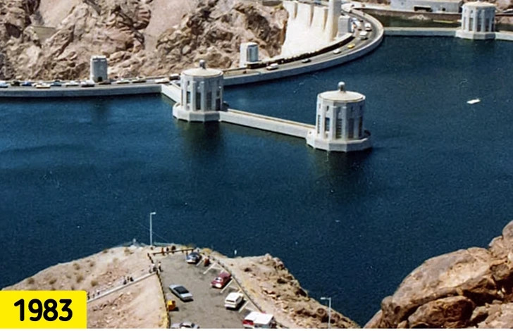 9. Đập Hoover, Mỹ: Con đập này nằm ở biên giới giữa bang Nevada và Arizona của Mỹ.