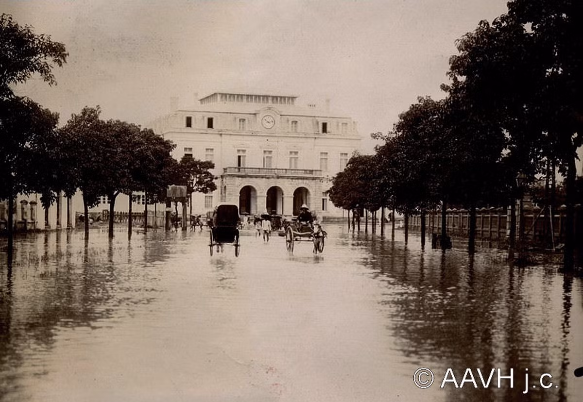 Ga Hà Nội khoảng năm 1898-1901. Ảnh: Aavh.org