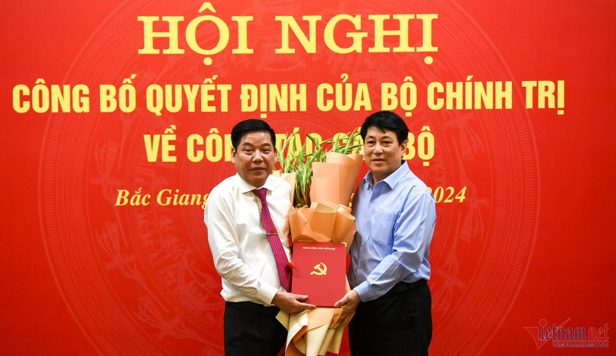 Trung tuong Nguyen Van Gau giu chuc Bi thu tinh Bac Giang