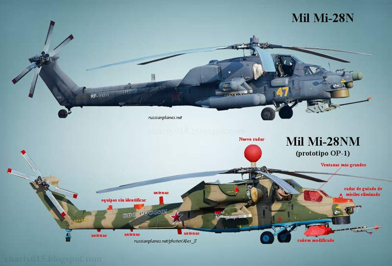 Hình dạng bền ngoài của Mi-28NM cơ bản sẽ không thay đổi quá nhiều so với Mi-28N. Đầu tiên phải kể đến là chúng sử dụng những vật liệu mới. Ngoài ra, trực thăng này còn được trang bị các hệ thống phòng thủ chủ động tiên tiến nhất.