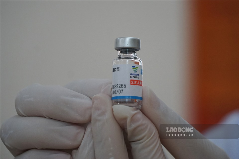 Trong giai đoạn này, toàn phường đang thực hiện khoảng từ 700 – 1.000 mũi tiêm VeroCell do hãng dược Sinopharm /ngày.