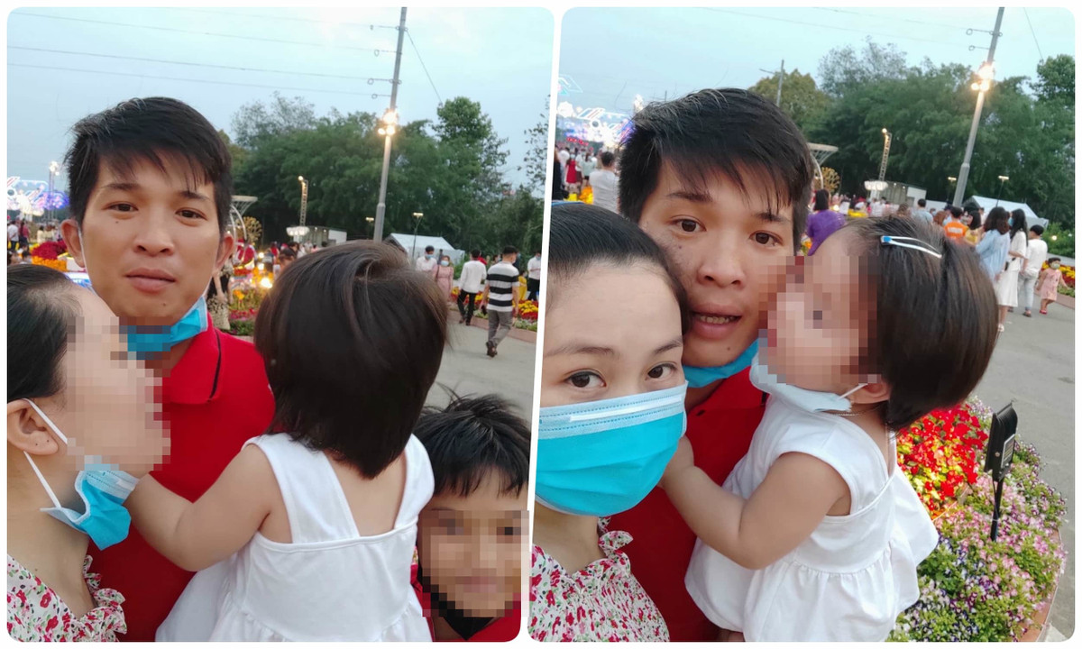 Vo mac COVID-19, nhan tin cuoi cho chong: “Em yeu lam roi, anh co gang nuoi con nha“