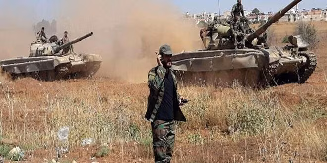 Học pháo binh Nga, Syria dội “bão lửa” hủy diệt khủng bố HTS Hoc phao binh Nga, Syria doi “bao lua” huy diet khung bo HTS