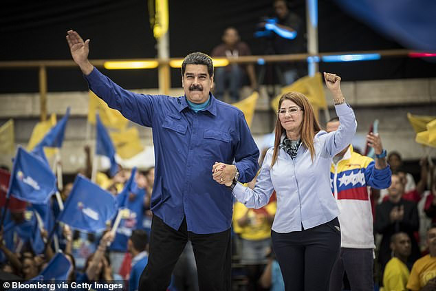 Được biết, trước khi trở thành vợ của Tổng thống Maduro, bà Flores đã đảm nhiệm nhiều chức vụ quan trọng trong chính trường Venezuela. Ảnh: Getty.