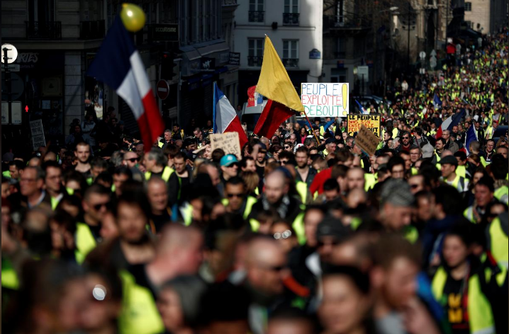 Hinh anh bieu tinh du doi o nuoc Phap tuan thu 14