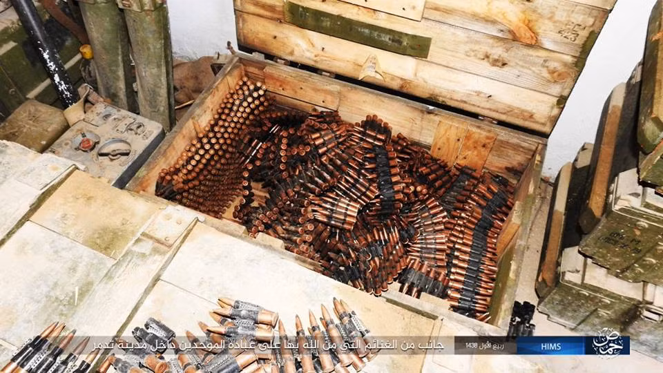 Hàng chục nghìn viên đạn mới tinh, nguyên xi trong hộp. Nguồn ảnh: HIMS