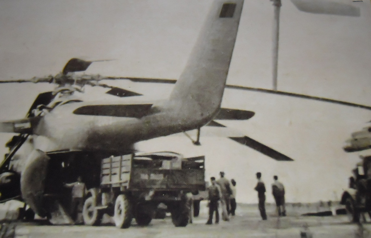Về trang bị không quân vận tải/trực thăng, Liên Xô cung cấp cho ta các trực thăng vận tải hạng nặng Mi-6, trực thăng hạng trung Mi-4/8, máy bay vận tải An-2/Li-2/Il-18/Il-14/An-24. Nguồn ảnh: Bảo tàng Hậu cần