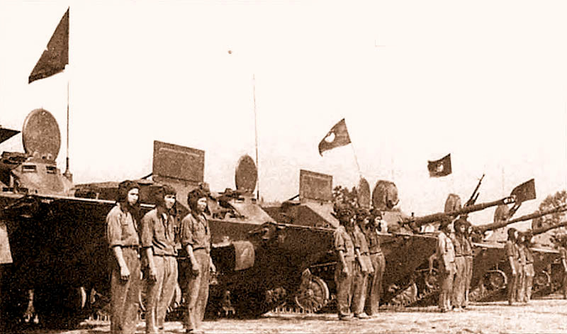 Ngoài xe tăng, Liên Xô trong kháng chiến chống Mỹ còn cung cấp cho Việt Nam một số loại xe bọc thép chở quân như BTR-40, BTR-50P, BTR-60. Nguồn ảnh: Otavaga