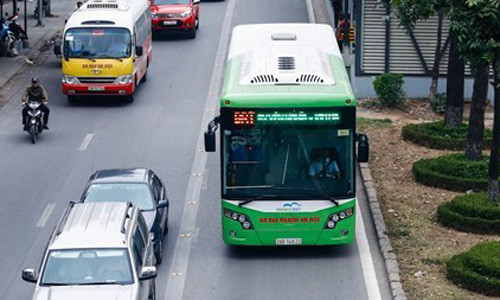 Ha Noi tiep tuc mo them tuyen buyt nhanh BRT 02 Kim Ma-Hoa Lac