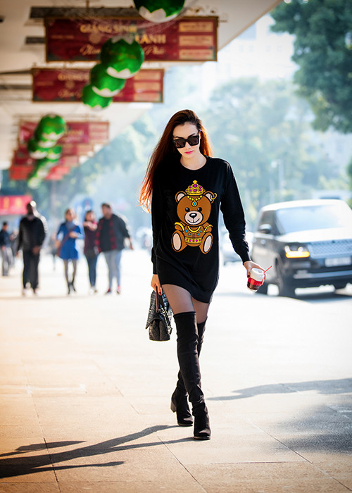 Đầu năm mới, nữ diễn viên 8x đã rất bận rộn với lịch làm việc dày đặc.