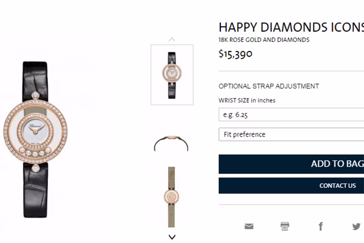 Nhiều fans cho rằng chiếc đồng hồ tuyệt đẹp trên tay Thủy Tiên là món quà cô nhận được từ ông xã nhân dịp kỷ niệm 9 năm yêu nhau. (Ảnh: chụp màn hình)