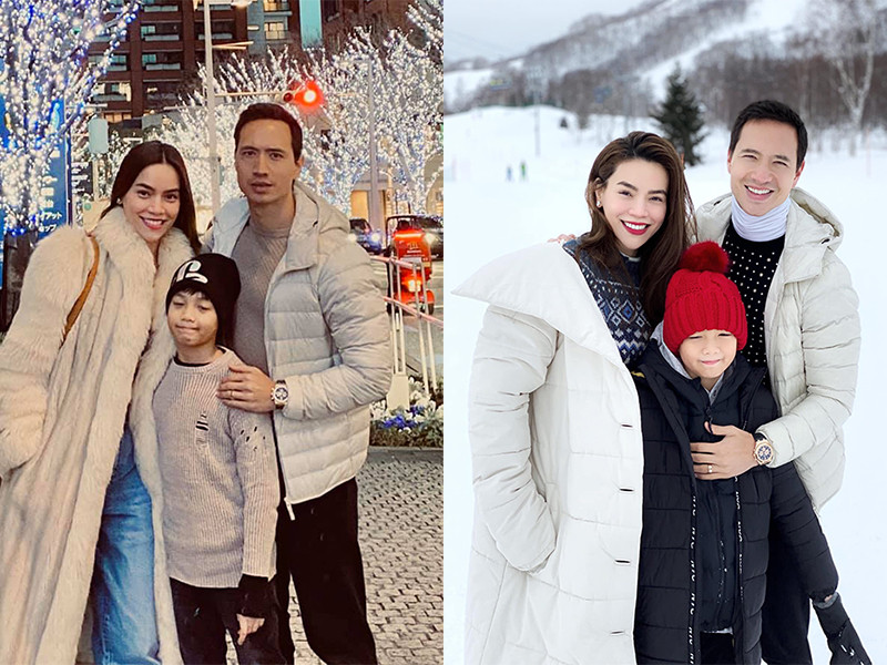 Đôi uyên ương đi du lịch Nhật Bản dịp Tết Nguyên Đán 2020.