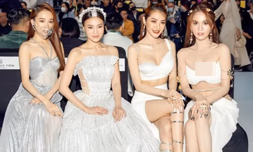 Ngoc Trinh “to” Lan Ngoc ru Linh Chi ngoi cho cua Nha Phuong-Hinh-2