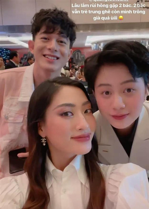 Bảo Hân "Về nhà đi con" không thể vắng mặt trong ngày trọng đại của cô bạn thân. Ảnh: Vietnamnet