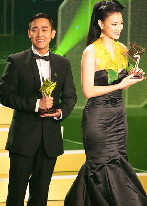 Maya đoạt giải Nữ diễn viên phụ xuất sắc nhất với vai diễn trong "Scandal - Bí mật thảm đỏ". Ảnh: Khám phá