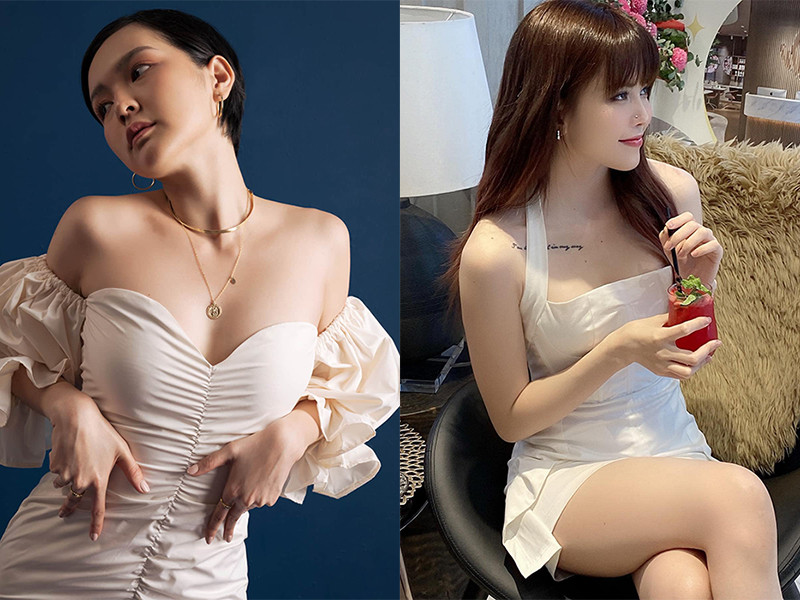 2 bóng hồng vây quanh Sơn Tùng M-TP không kém cạnh nhau khi mặc gợi cảm.