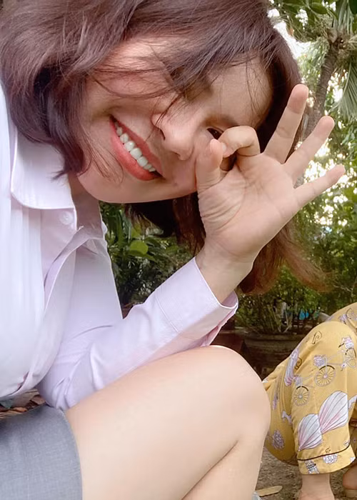 Nhan sắc đời thường của doanh nhân Ngọc Tiền được không ít người khen ngợi.