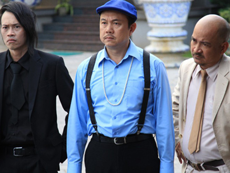 Vai diễn dang dở của nghệ sĩ Chí Tài vốn được "đo ni đóng giày" cho anh. May mắn, nghệ sĩ Hoàng Sơn nhận lời thay thế diễn. Ảnh: Infonet