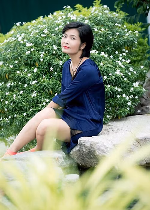 Chị Thục Khuê được khán giả của Công Lý chú ý qua một số hình ảnh đời thường được chia sẻ trên trang cá nhân. Ảnh: Saostar