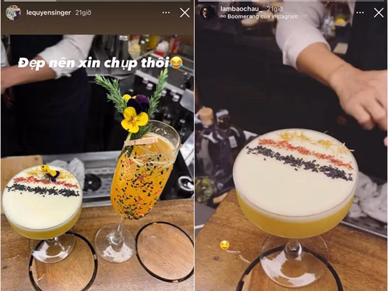 Trước đó, Lệ Quyên và Lâm Bảo Châu liên tục bị soi khi đăng ảnh ngồi chung một chuyến bay, hay cùng check-in ở một cửa hàng với vị trí chụp ảnh và thời gian đăng bài trùng khớp.