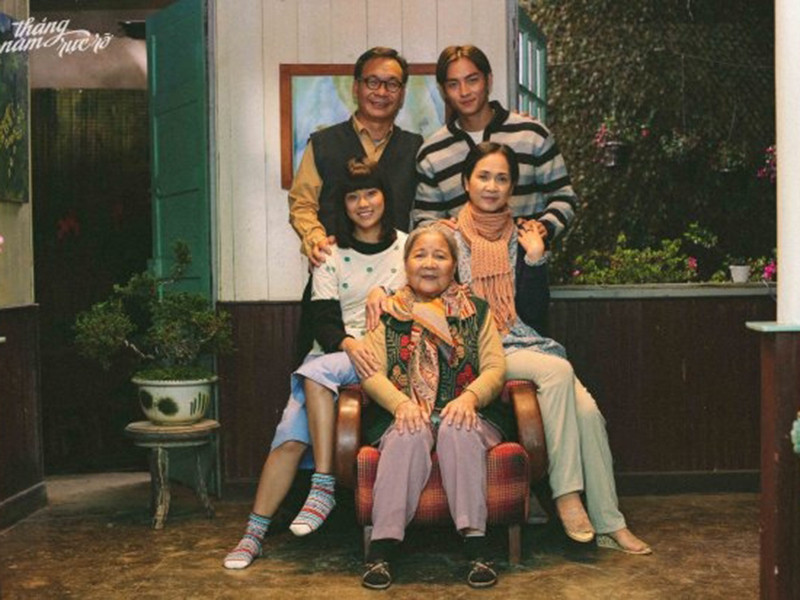 Lãnh Thanh từng đóng một vai nhỏ trong bộ phim điện ảnh "Tháng năm rực rỡ". Ảnh: Yan