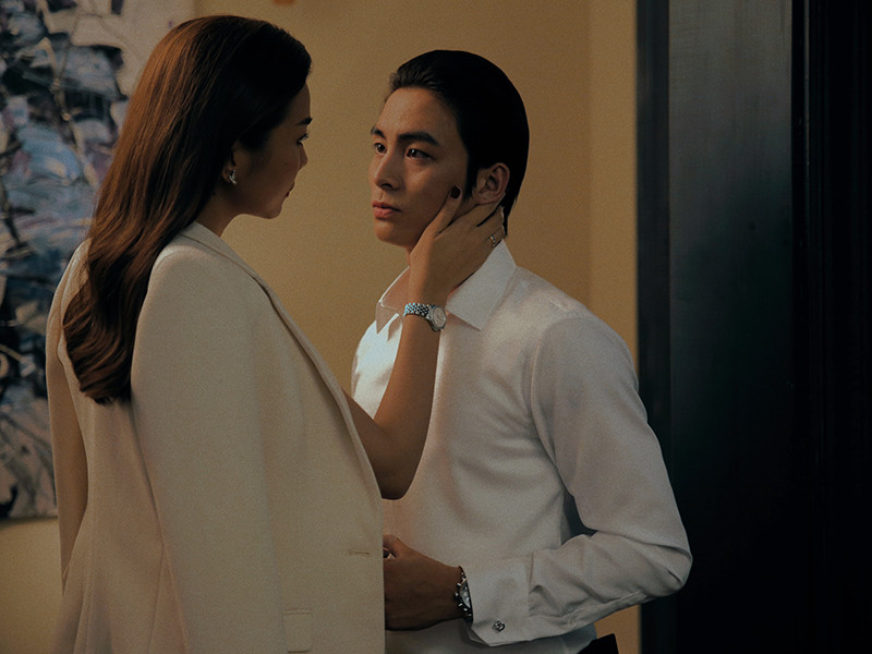 Nhờ lợi thế ngoại hình, Lãnh Thanh trở thành diễn viên sáng giá. Anh từng đóng phim điện ảnh "Chị chị em em" cùng Thanh Hằng và Chi Pu. Ảnh: Vnmedia