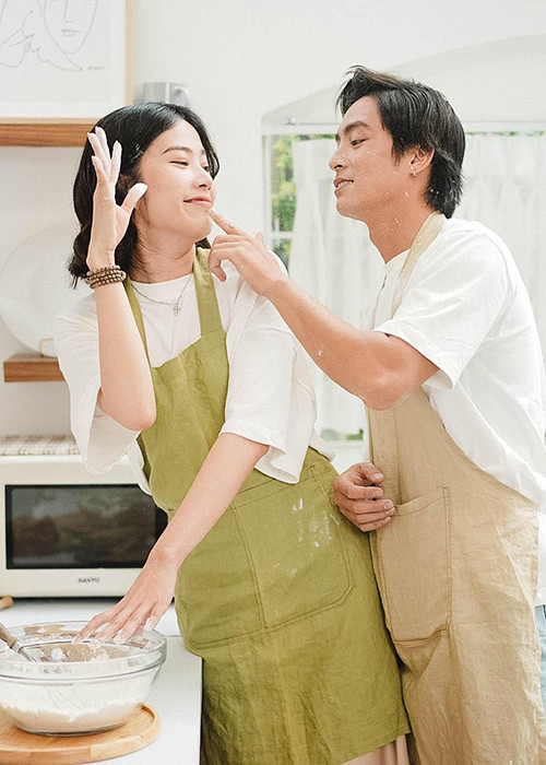 Nam Em được cho là cô gái đầu tiên mà Lãnh Thanh công khai hẹn hò.