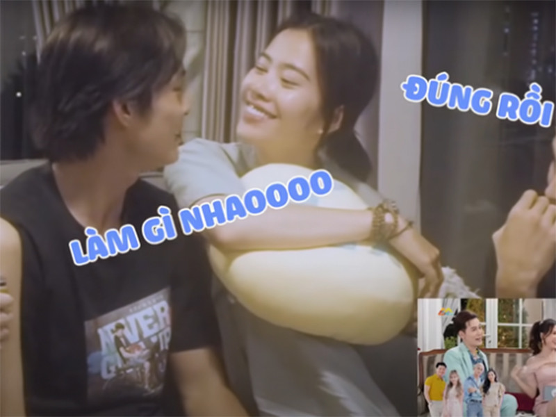 Trước khi công khai hẹn hò, Nam Em và Lãnh Thanh dành cho nhau không ít cử chỉ thân mật. Ảnh: Vietnamnet