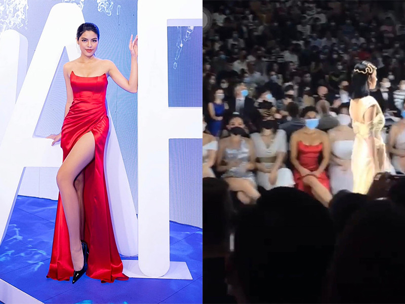 Mới đây, theo NTK Đỗ Long, Lê Phương Thảo diện váy đỏ, phá dress code trắng bạc mà anh đề ra và không nằm trong danh sách khách mời.