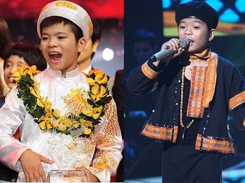 Theo Vietnamnet, âm nhạc của Quang Anh 7 năm trước là những bản nhạc khoe chất giọng, dân gian, rock và gắn liền với một hình ảnh hồn nhiên. Ảnh: Vietnamnet