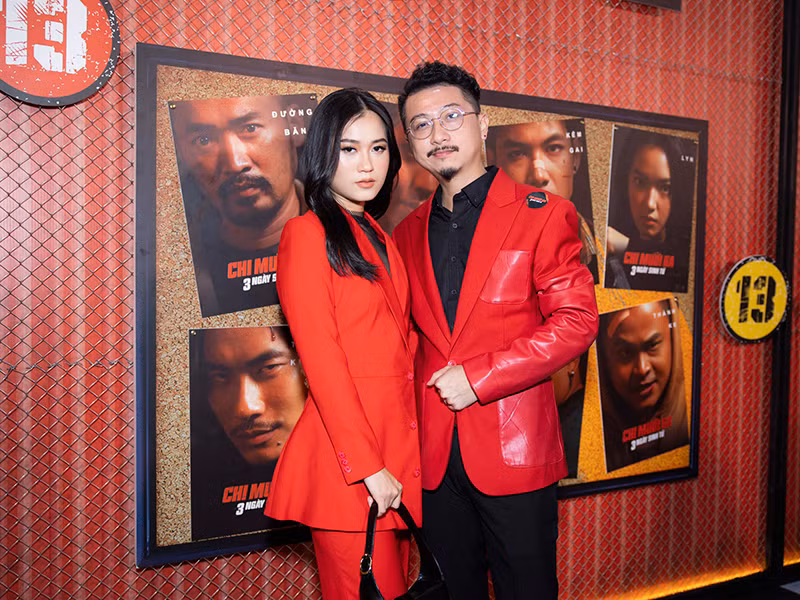 Vợ chồng Lâm Vỹ Dạ cũng đến chúc mừng cặp đôi Thu Trang - Tiến Luật.