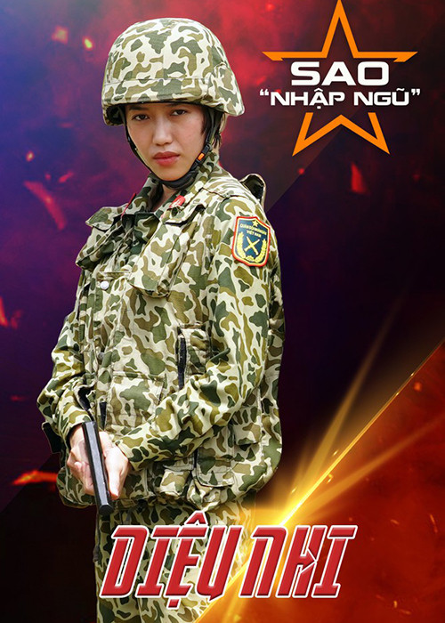Diệu Nhi cho biết, dù chuẩn bị kỹ lưỡng từ sức khỏe đến tinh thần nhưng, cô không ngờ cường độ làm việc của chương trình vô cùng căng thẳng và khắc nghiệt. Vì thế, nữ diễn viên chưa thể quen ngay với môi trường, tác phong quân đội. Ảnh: Tiền Phong