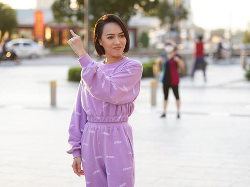 Về ồn ào ở Sao nhập ngũ, chia sẻ trên Zing, Diệu Nhi cho biết, khán giả xem vài tập đầu có thể nghĩ cô góp mặt để gây cười. Tuy nhiên sau này, theo dõi hết chương trình, chắc chắn mọi người sẽ thay đổi suy nghĩ về cô. Ảnh: VTC