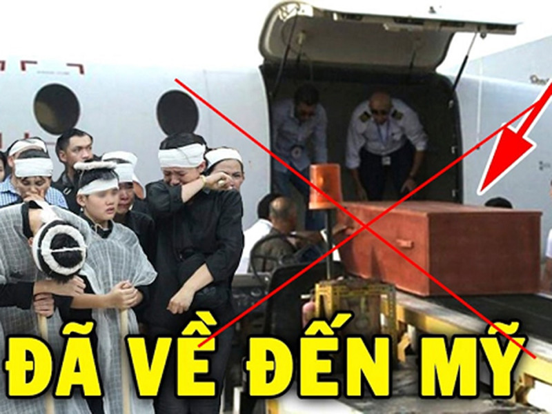 Sau đó, khi linh cữu nghệ sĩ Chí Tài được đưa về Mỹ, một số Youtuber lại đăng tải video với tiêu đề chuyến bay đưa linh cữu của cố nghệ sĩ đi kèm hình ảnh thực tế không phải là linh cữu của nghệ sĩ Chí Tài.