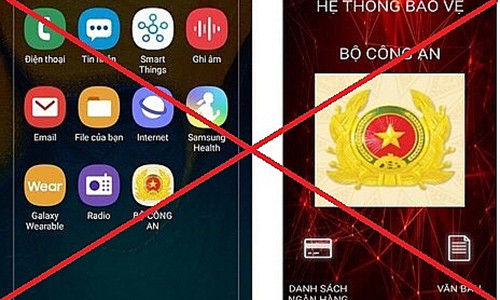 Bo Cong an canh bao nguoi dung dien thoai ve phan mem gian diep dac biet nguy hiem