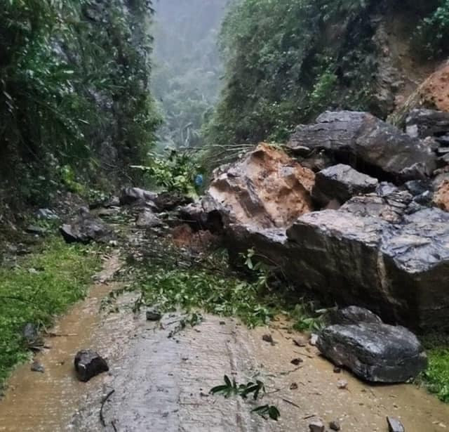 Vị trí sạt lở nằm tại Km 136+950, trên Quốc lộ 12A, đoạn qua xã Dân Hóa, huyện Minh Hóa, tỉnh Quảng Bình; ngay trước cửa Đồn Biên phòng Cửa khẩu quốc tế Cha Lo.