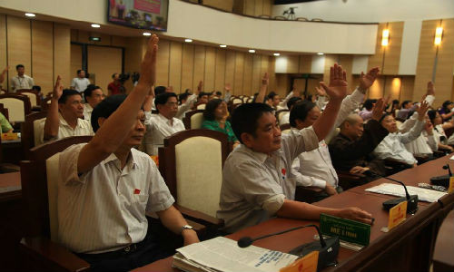 Thong qua nghi quyet bai nhiem dai bieu Chau Thi Thu Nga