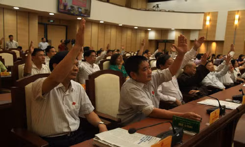 Thong qua nghi quyet bai nhiem dai bieu Chau Thi Thu Nga