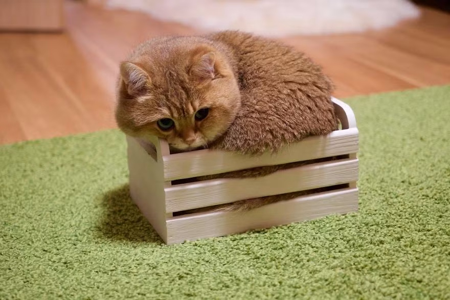 Sỡ hữu một bộ lông vàng sậm, mềm, mịn và đôi mắt to tròn long lanh có thể hớp hồn con người, con mèo cưng đáng yêu Hosicoquả thực không hề có "góc chết". (Nguồn Bored Panda)