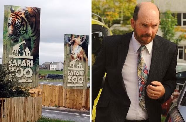 Trong ảnh là David Gill là sở thú South Lakes Safari Zoo. Được biết, người đàn ông này đã bị thu hồi giấy phép mở sở thú bởi "không phù hợp" để quản lý một vườn thú. Các nhà hoạt động vì quyền lợi động vật đang kêu gọi đóng cửa hoàn toàn vườn thú của David Gill. (Nguồn Sina)