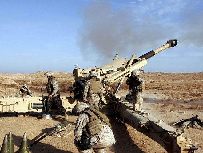 Lựu pháo M198 được Mỹ nghiên cứu và chế tạo vào thập niên 1970.