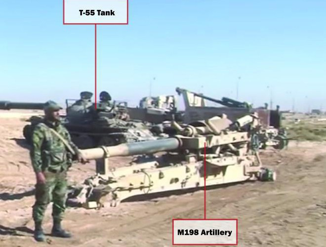 Lựu pháo M198 xuất hiện rất sớm khi cuộc nội chiến tại Syria bắt đầu diễn ra vào năm 2011. Hình ảnh lựu pháo M198 bị quân đội chính phủ Syria thu giữ.