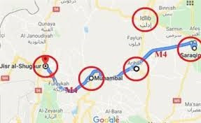 Đường cao tốc M4 có vai trò rất quan trọng cả về kinh tế và quân sự, Quân đội chính phủ Syria vào đầu năm 2020, đã mở chiến dịch quân sự lớn tại tỉnh Idlib, để giành lại quyền kiểm soát con đường chiến lược này.