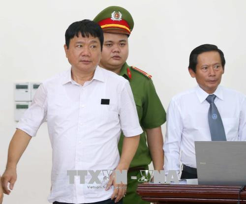 Bị cáo Đinh La Thăng. Nguồn ảnh: TTXVN